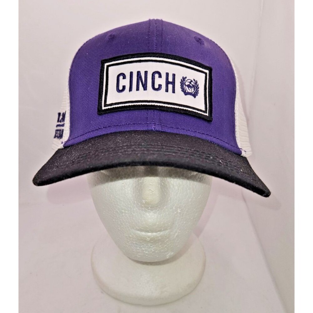 Cinch hat IFYR 2017 Contestant Hat Adjustable cap purple black adjustable rodeo